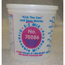 E-Z MIX Plastic Mixing Cups (2.5 Quart)