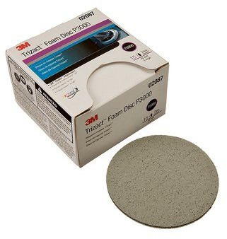 3M Trizact P3000 Hookit Foam Disc 3in 02087