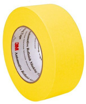 Yellow Masking Tape - 3M 301 tape 