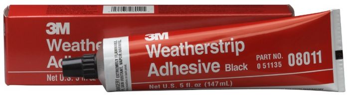 3M 08011 3M Products Black Weatherstrip Adhesive