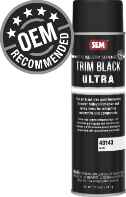 SEM Products 15 Ounce Black Spray Paint 39143