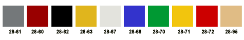 zero rust colors