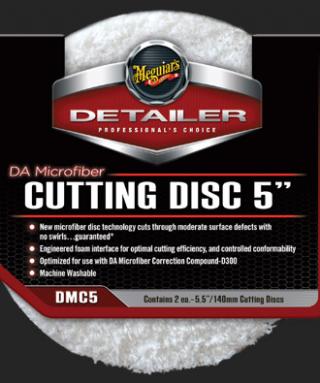 2 Pack Meguiar's DMC5 DA 5" Microfiber Cutting Disc